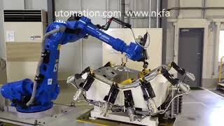 🦾Demonstration of Yaskawa robot automated hemming application.