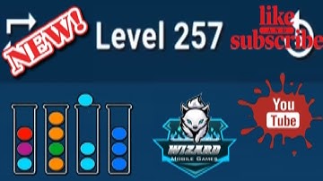 Ball Sort Puzzle Level 257 Color Sorting Games Level 257