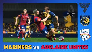 CENTRAL COAST MARINERS vs ADELAIDE UNITED - Australian A-League Men 2023/24