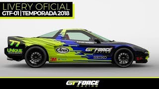 LIVERY OFICIAL: GTF-01 - Honda NSX 99 (Camp. Japonês) | GTSport