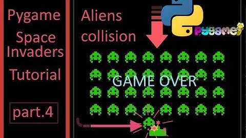 Space invaders with Pygame tutorial part 4
