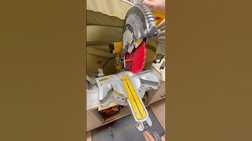 Miter Saw 45 Degrees Adjustment and Calibration #diy #woodworking #dewalt