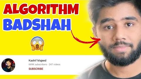 How @KashifMajeed Is Beating The YouTube Algorithm 😱 (& Earning In Millions) 🤑💰💵💲