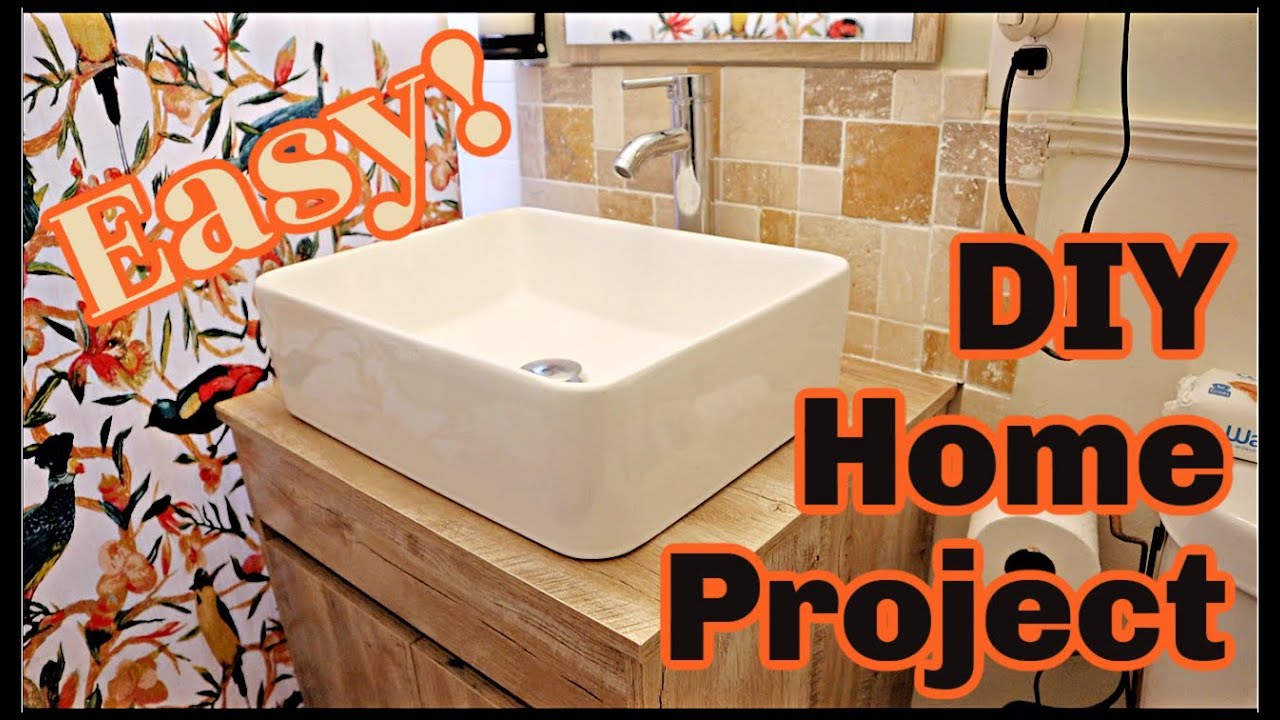 How I Build the Eclife 24" Bathroom Vanity Sink Wall Mounted DIY