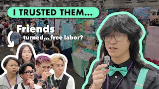 I Forced My Friends to Join Me For An Anime Convention... (Artist Alley Ver.)