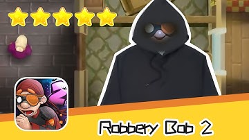 Robbery Bob 2 Hauntington Level #19 Walkthrough Black Hood Suit Recommend index five stars