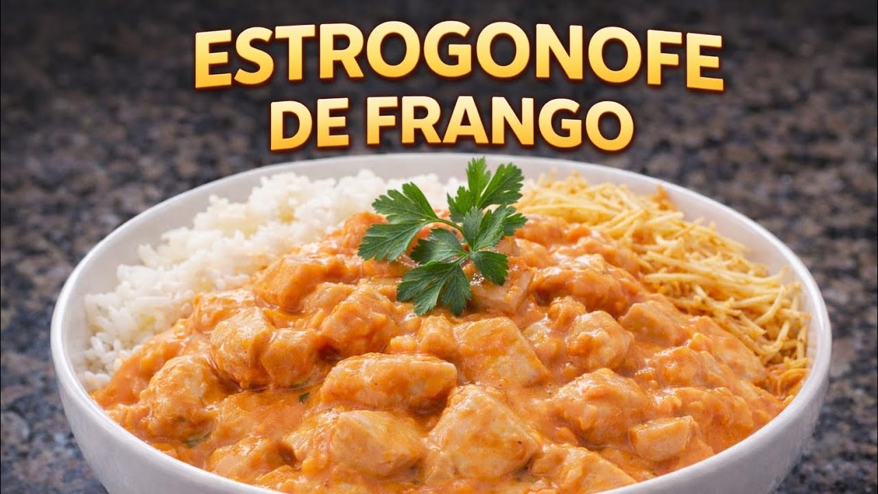 Strogonoff de frango  super fácil de fazer e delicioso. 🍗 🍗 