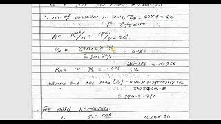 Numerical 27: RMS value of the induced EMF per phase in the alternator