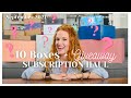 10 Subscription Boxes | September 2021 Subscription Box Haul Video | Lots of New Subscription Boxes