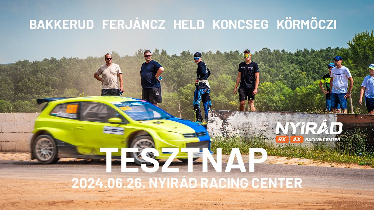 Tesztnap Nyirádon - Andreas Bakkerud, Ferjáncz András, Held Zoltán, Koncseg Zoltán, Körmöczi Balázs