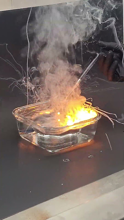 Sodium and potassium vs water