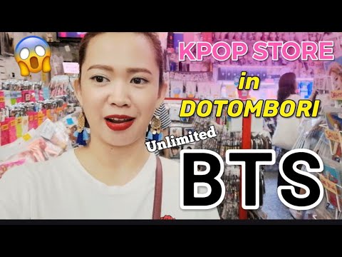 VLOG #8 K-POP STORE IN OSAKA JAPAN | BT21 MERCH | BLACKPINK