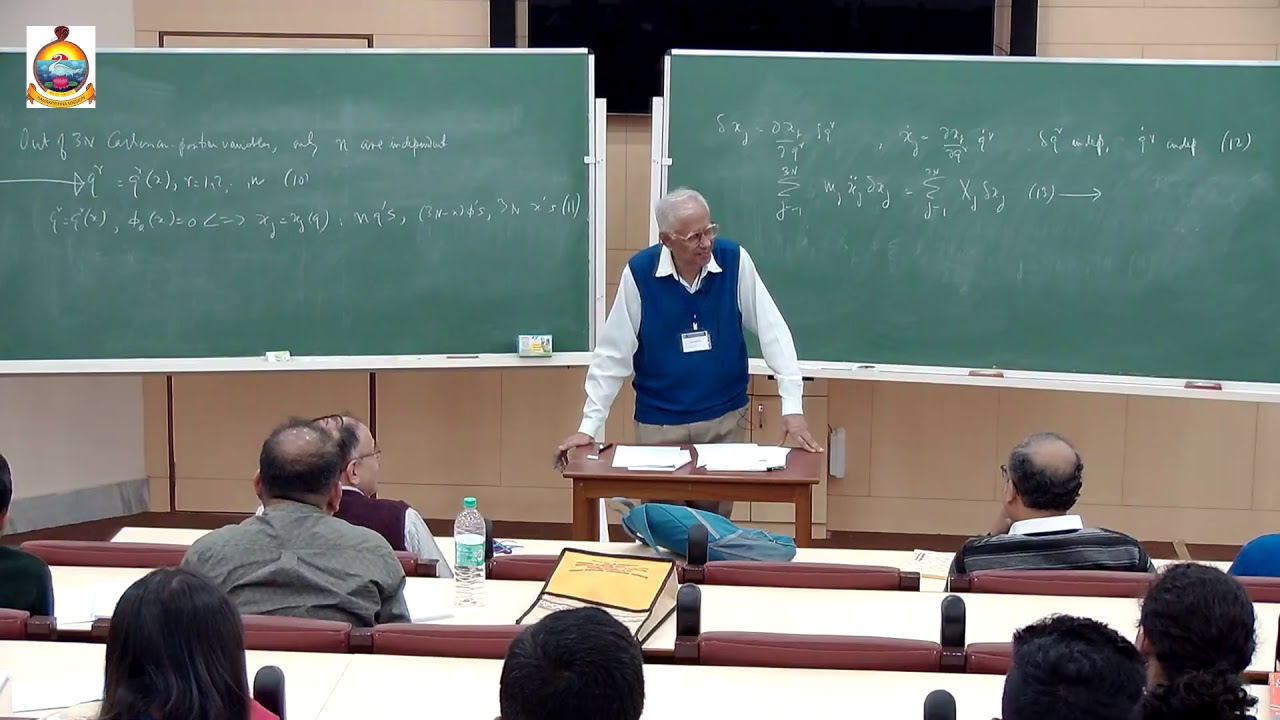 Prof. N Mukunda : Lecture 1 :  Classical Mechanics