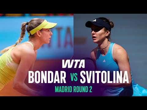 Anna Bondar vs. Elina Svitolina | 2026 Madrid Round 2 | WTA Match Highlights

Watch the Match Highlights from Anna Bondar vs. Elina Svitolina in the second round in Madrid.

#Anna #Bondar #Elina #Svitolina #2026