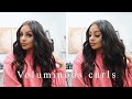 VOLOMINOUS LOOSE WAVE CURLS | babyliss pro nano titanium curling iron | Kevin Murphy products