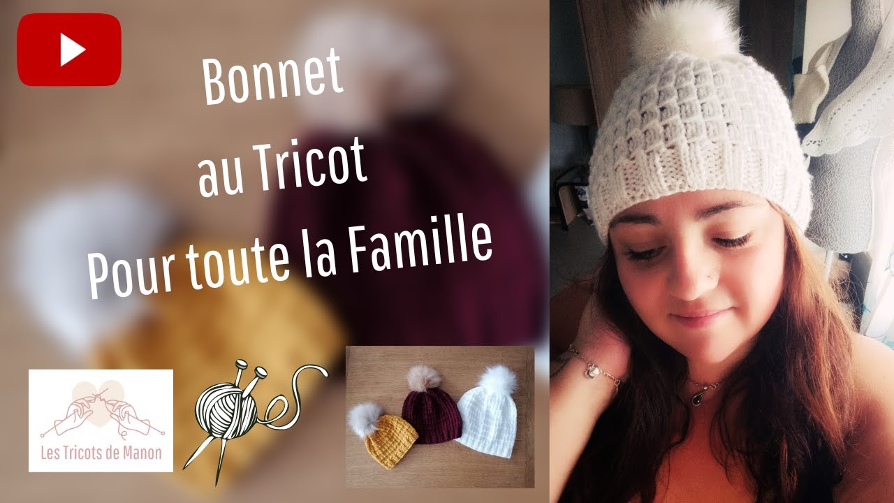 Bonnet Oreillette Tricot Modèle Enfant Adolescent En Chapeau Oreillette  Copie Espace Enfant Ado En Chapeau Oreillette