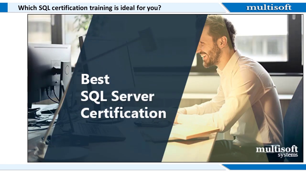 Which sql certification training is ideal for you youtube