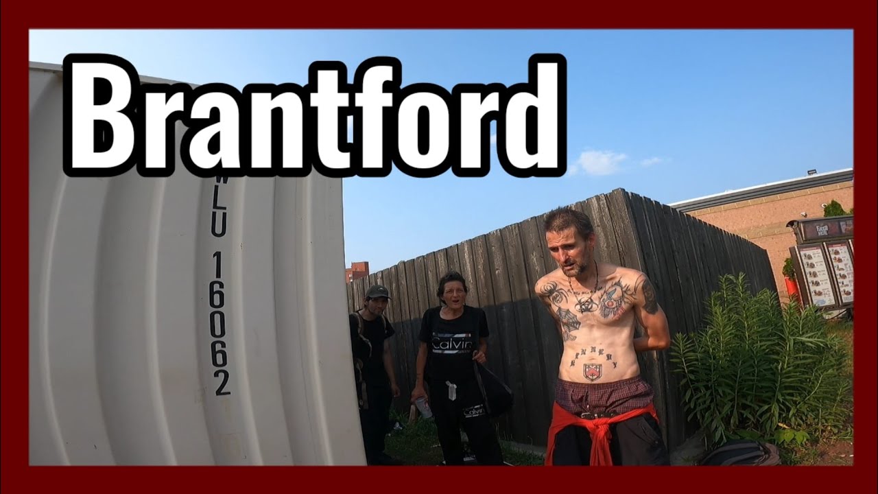 Blessing a homeless couple in Brantford. Ex-Nurse struggling after fired for no reason