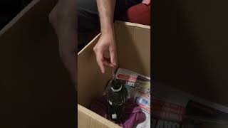 Rescued fledgling magpie baby asking for food
