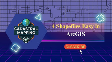 4 Shapefiles Easy to Make in ArcGIS | Cadastral Digitization Complete