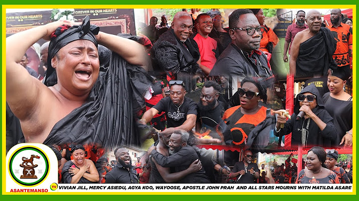 Vivian Jill,Mercy Asiedu,Agya Koo,Wayoosi & Kumawood Stars Graced Matilda Asare Mother's 1 Week....