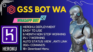 GSSBOTWA MD WHATSAPP BOT HEROKU ┃FREE DEPLOY NEW BOT 2024┃ NEW WHATSAPP BOT┃FAST RESPONSE