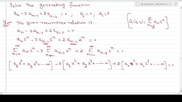 Generating  function Part-2
