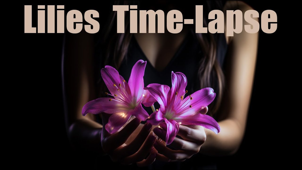 Lilies Time Lapse Flowers blooming YouTube