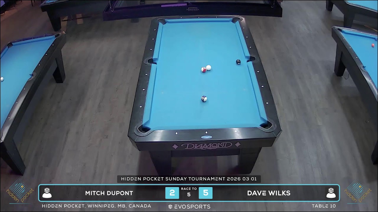 MITCH DUPONT vs DAVE WILKS - HIDDEN POCKET - TABLE 10 | EvoSports