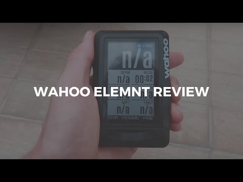 Video: Wahoo Element-resensie