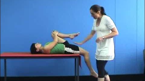 The Thomas test video from Structure and Function of the Hip and Pelvis CEC course