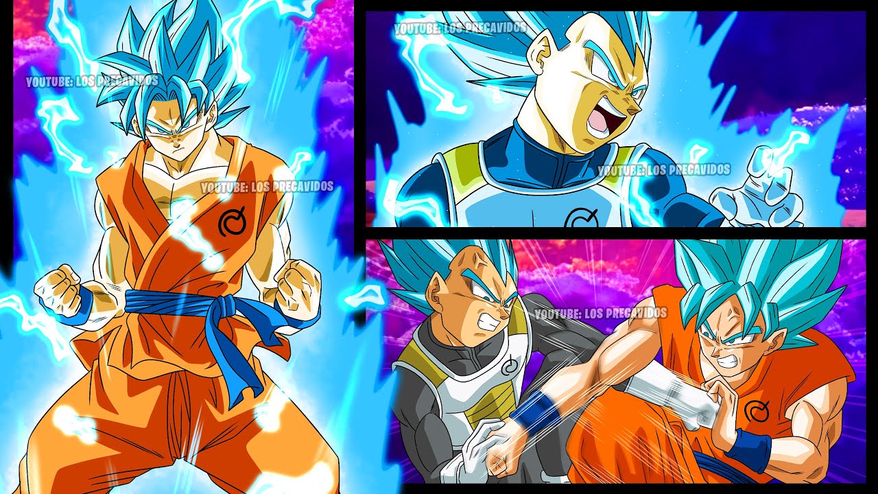 GOKU SSJ BLUE vs VEGETA SSJ BLUE | DRAGON BALL SUPER MANGA 5 y 6 - YouTube