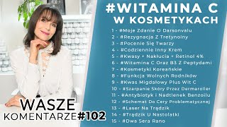 PRZEDZIAŁY PROCENTOWE WITAMINY C w KOSMETYKACH || WK#102