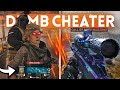 Spectating the DUMBEST Cheater In Warzone and they DIED to a MELEE TAKEDOWN!