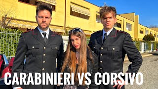 CARABINIERI 👮🏻‍♂️ Quando Fermi LA PROF DEL CORSIVO😨 - iPantellas & Elisa Esposito