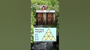 How many triangles are in the picture? 😱 #funny #puzzle #shortsmemes #meme #shorts