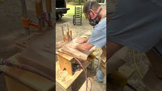 Sculpting a Maloof Inspired Rocking Chair Seat