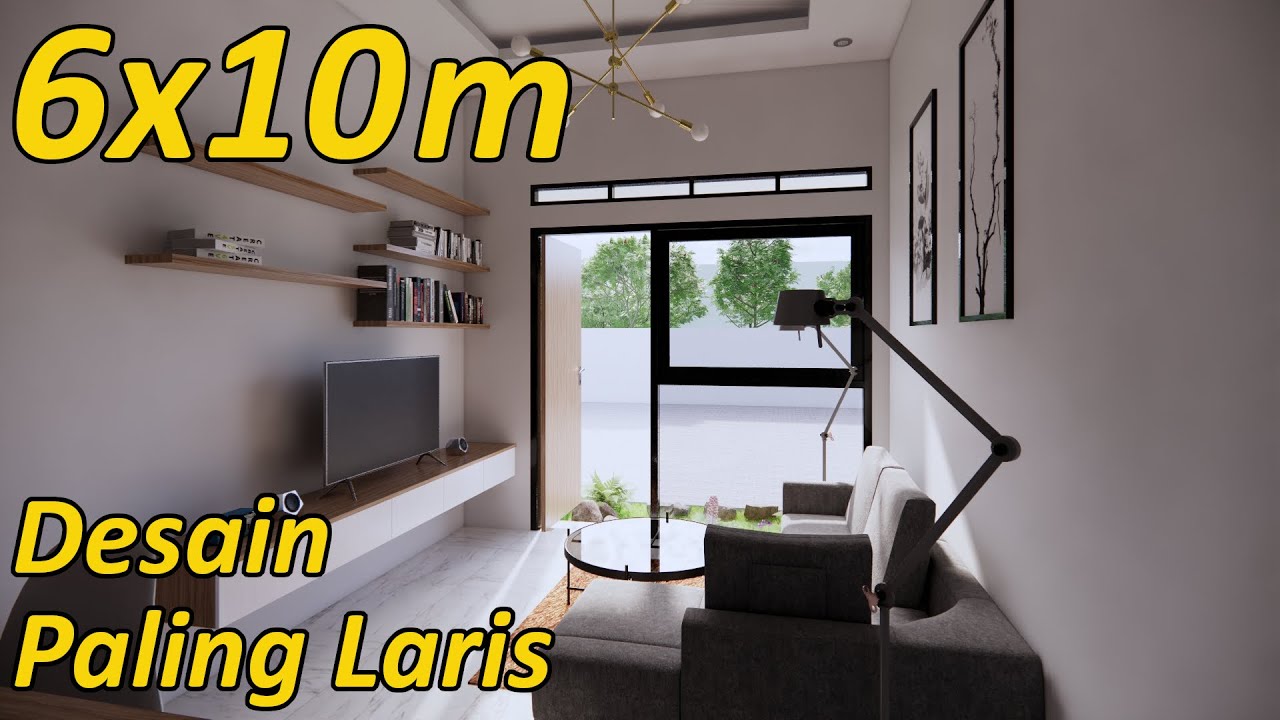  Rumah  Minimalis  Terlaris 2022 Lahan 6x10  meter YouTube