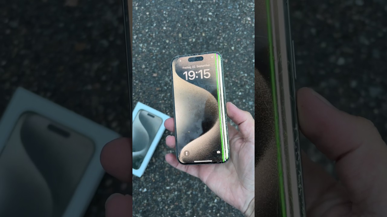 Titanium iPhone 15 Pro Drop Test - WORST iPhone EVER ? #shorts