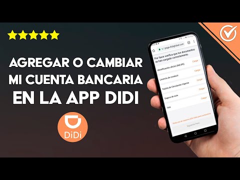 Cómo Agregar o Cambiar mi Cuenta Bancaria en la App DIDI Repartidor - Paso a paso