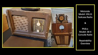 Motorola 65L11 and Philco 38-4 Analysis & Repairability Overview