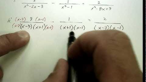 Rational Equations: Solving (Quadratic).avi
