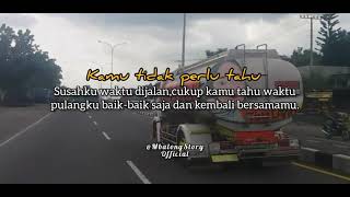 story wa truk tangki mbois Tirta Lawu