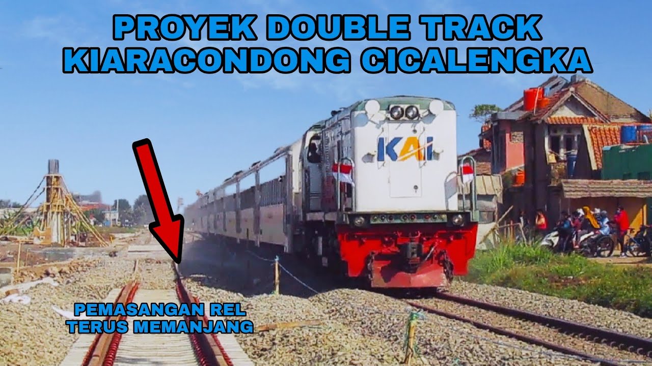 Rel Sudah Nyebrang Jalan Jelegong | Proyek double track kiaracondong cicalengka