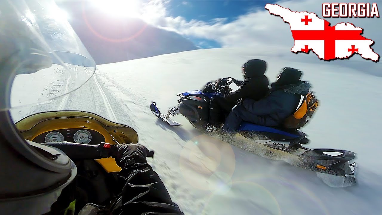First time riding a snowmobile Helmet Cam HD Snowmobile ride YouTube