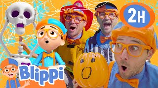 Blippi&#39;s SUPERSIZED Halloween! | 2 Hours of Blippi | Educational Videos for Kids