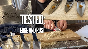 SPY27: Spydercos New Steel Tested