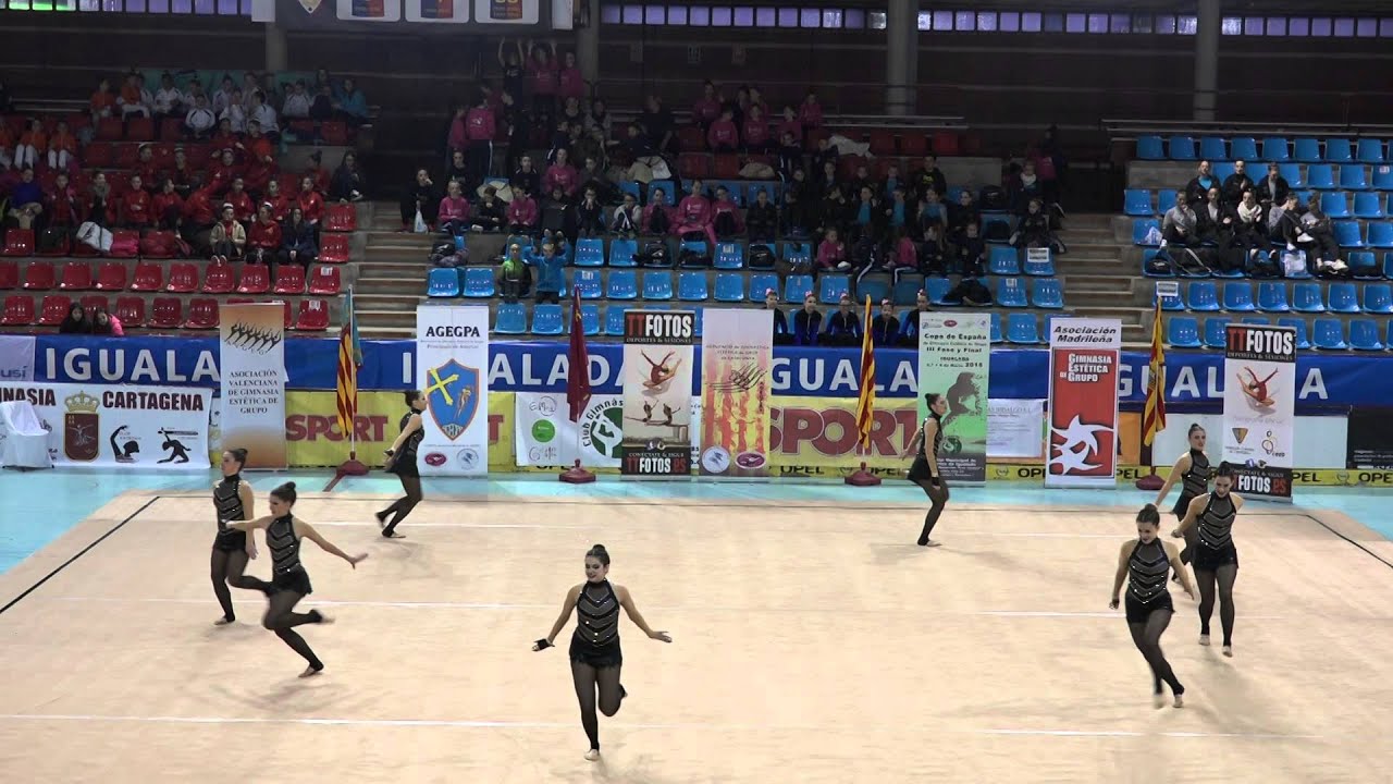 Alcon Cusí B 2015 Gimnasia estética de Grupo. Copa de España
