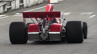 1972 BRM P180 F1 Car  3.0L V12 Engine Sound at Vernasca Silver Flag 2016