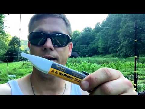 How to test an electric fence.